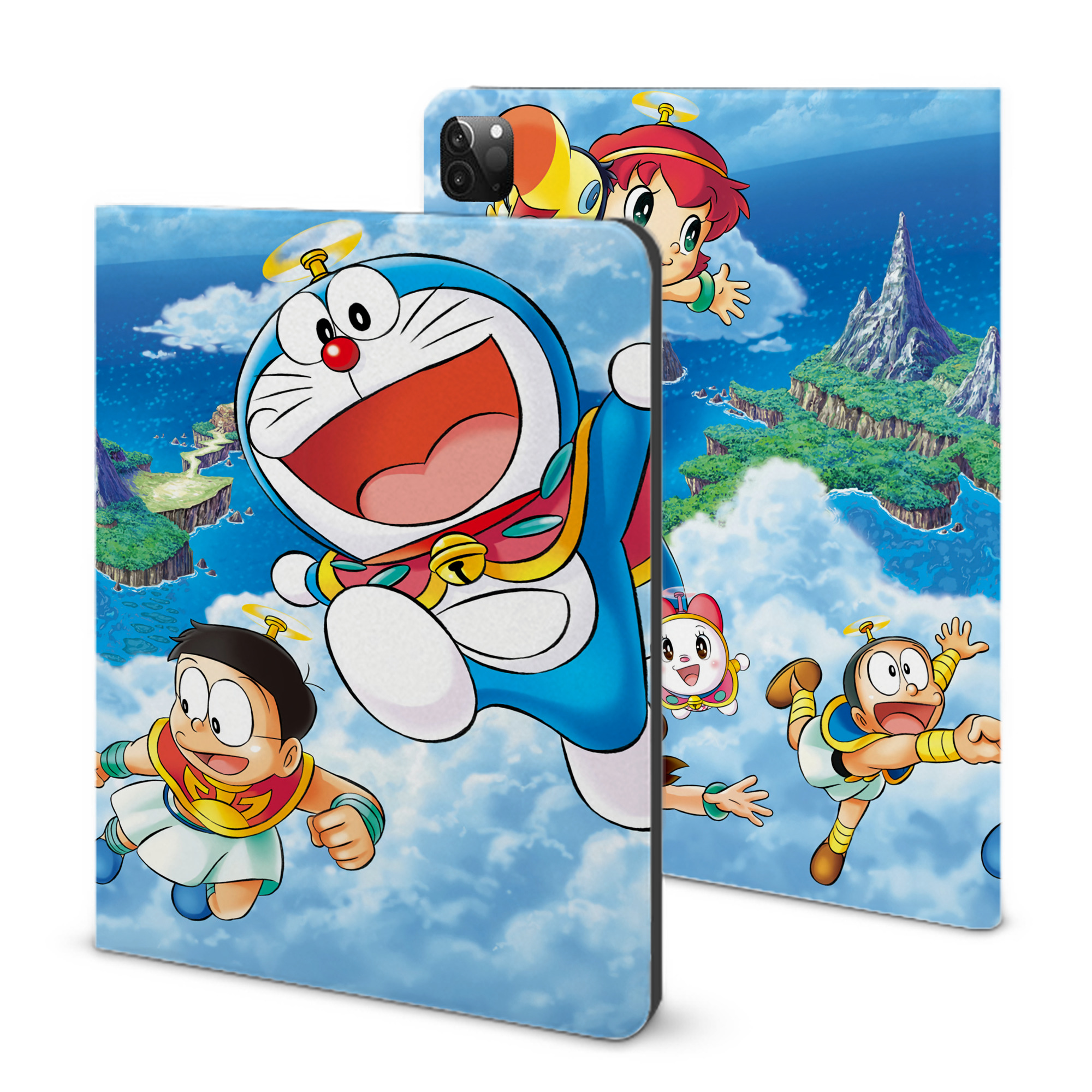 （画像用） ドラえもん Doraemon IPadケース ペンホルダー付き ブックスタイルデザイン